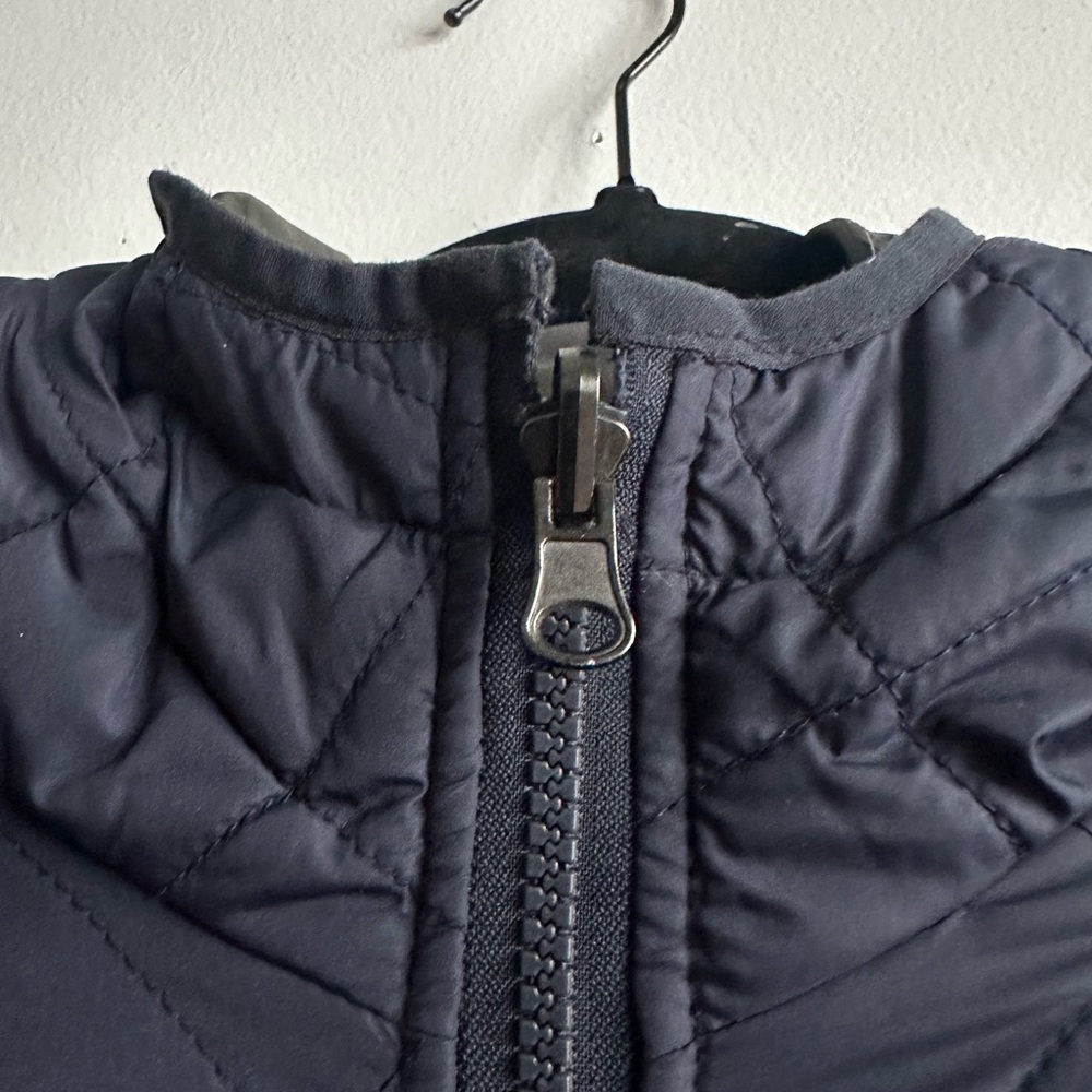 London Fog | Men’s Diamond Quilted Hooded Jacket - XL Navy Blue - Picture 9 of 10